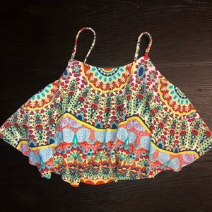 Beautiful high neck womens swim top